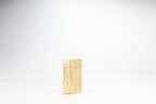 Solid 18k gold S.T. Dupont Ligne 1 BS small lighter with a fine wave engine-turned pattern