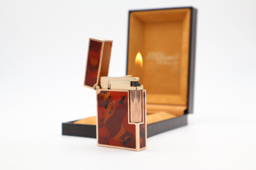 S.T. Dupont Ligne 2 Coral 'Picasso Abstract' - Mint