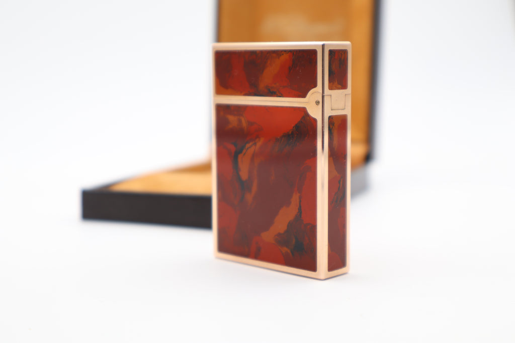 S.T. Dupont Ligne 2 Coral 'Picasso Abstract' - Mint
