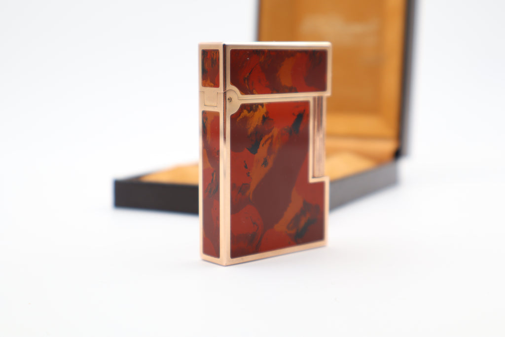 S.T. Dupont Ligne 2 Coral 'Picasso Abstract' - Mint