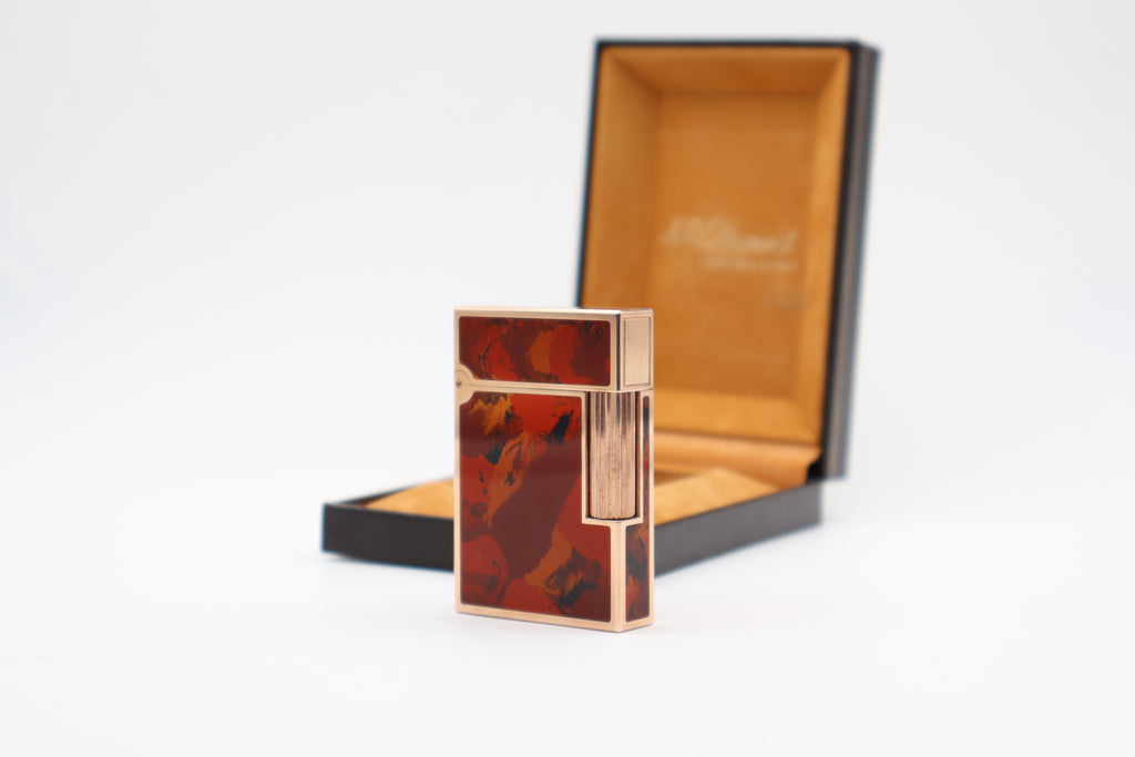S.T. Dupont Ligne 2 Coral 'Picasso Abstract' - Mint