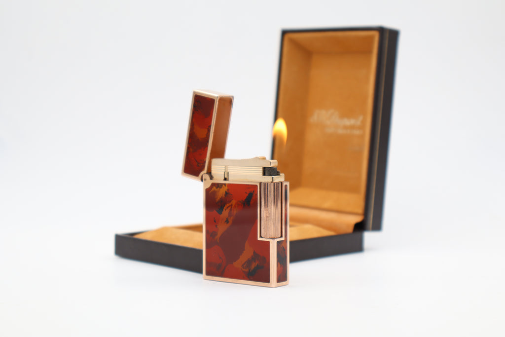 S.T. Dupont Ligne 2 Coral 'Picasso Abstract' - Mint