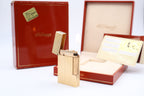 S.T. Dupont Ligne 2 Gold vertical stripes with box