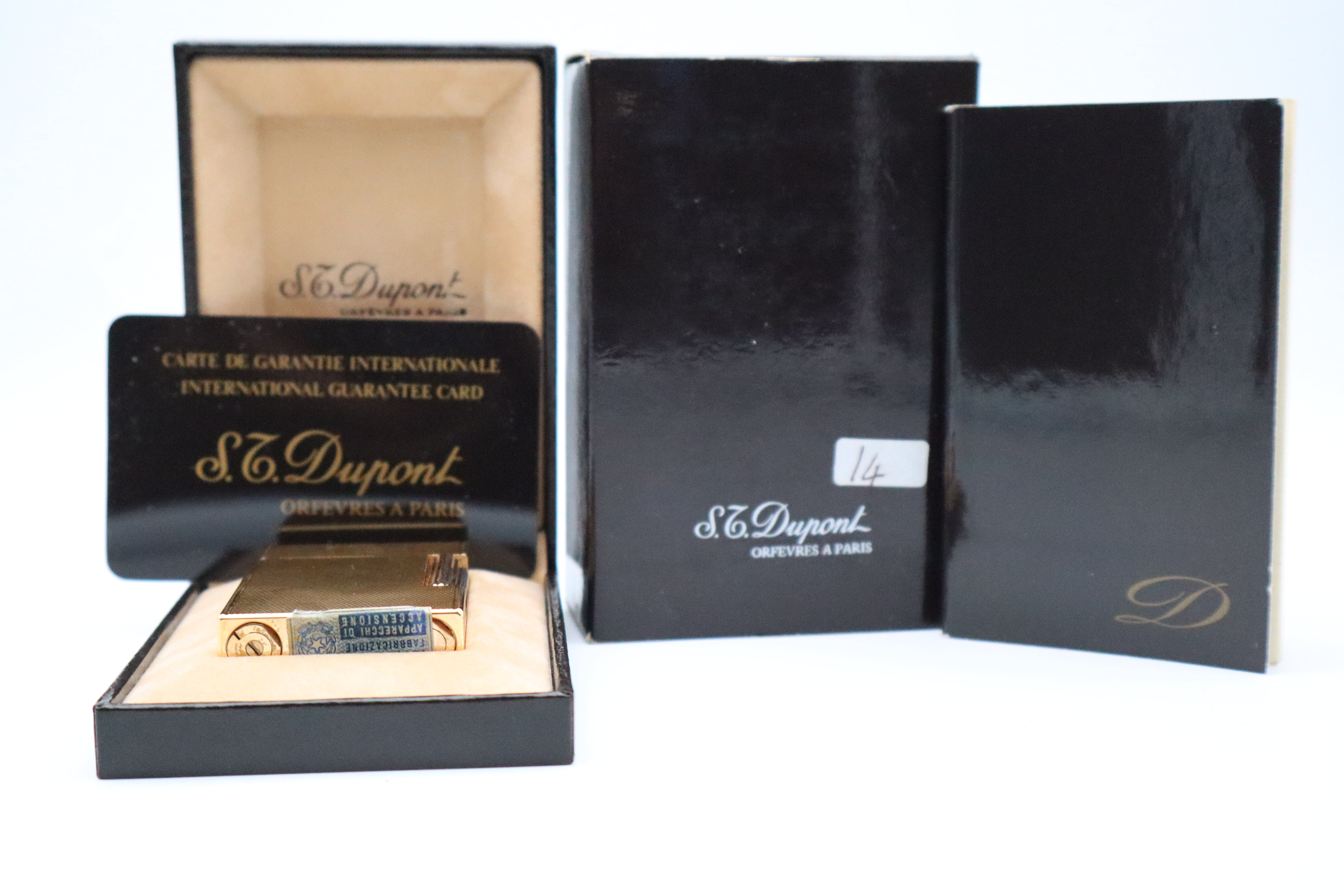 S.T. Dupont Ligne 2 Grain d'Orge NOS lighter with box