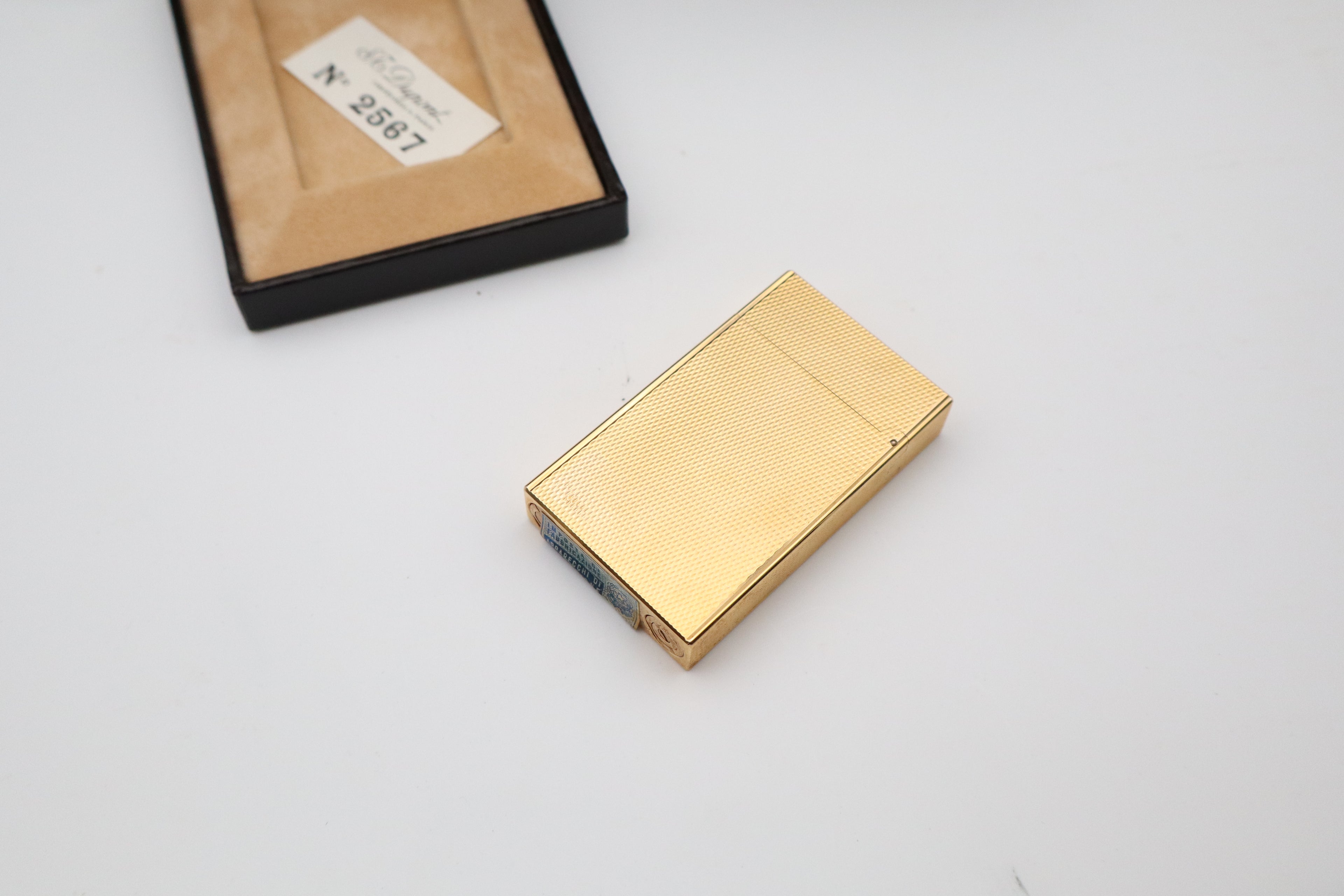 S.T. Dupont Ligne 2 Grain d'Orge NOS lighter with box
