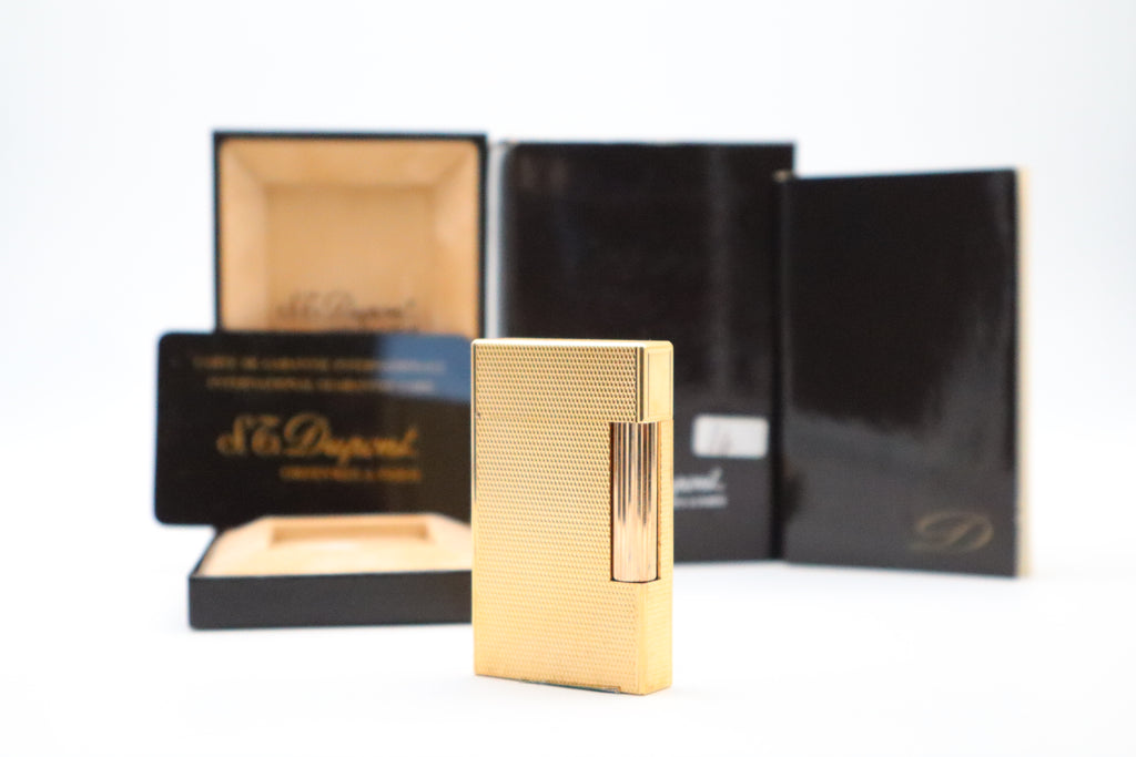 S.T. Dupont Ligne 2 Grain d'Orge NOS lighter with box