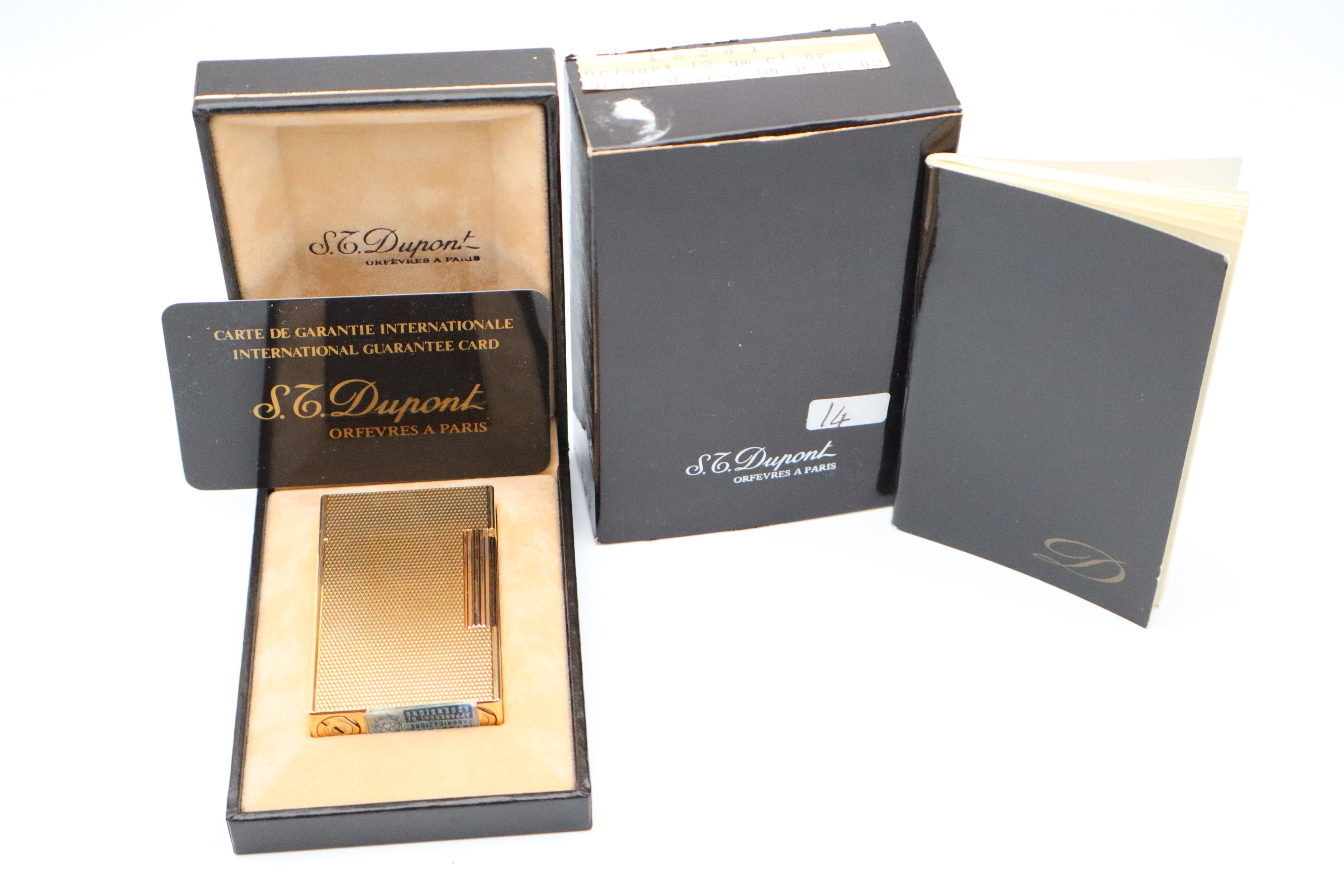 S.T. Dupont Ligne 2 Grain d'Orge NOS lighter with box