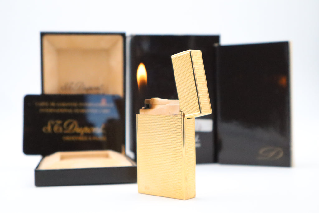 S.T. Dupont Ligne 2 Grain d'Orge NOS lighter with box