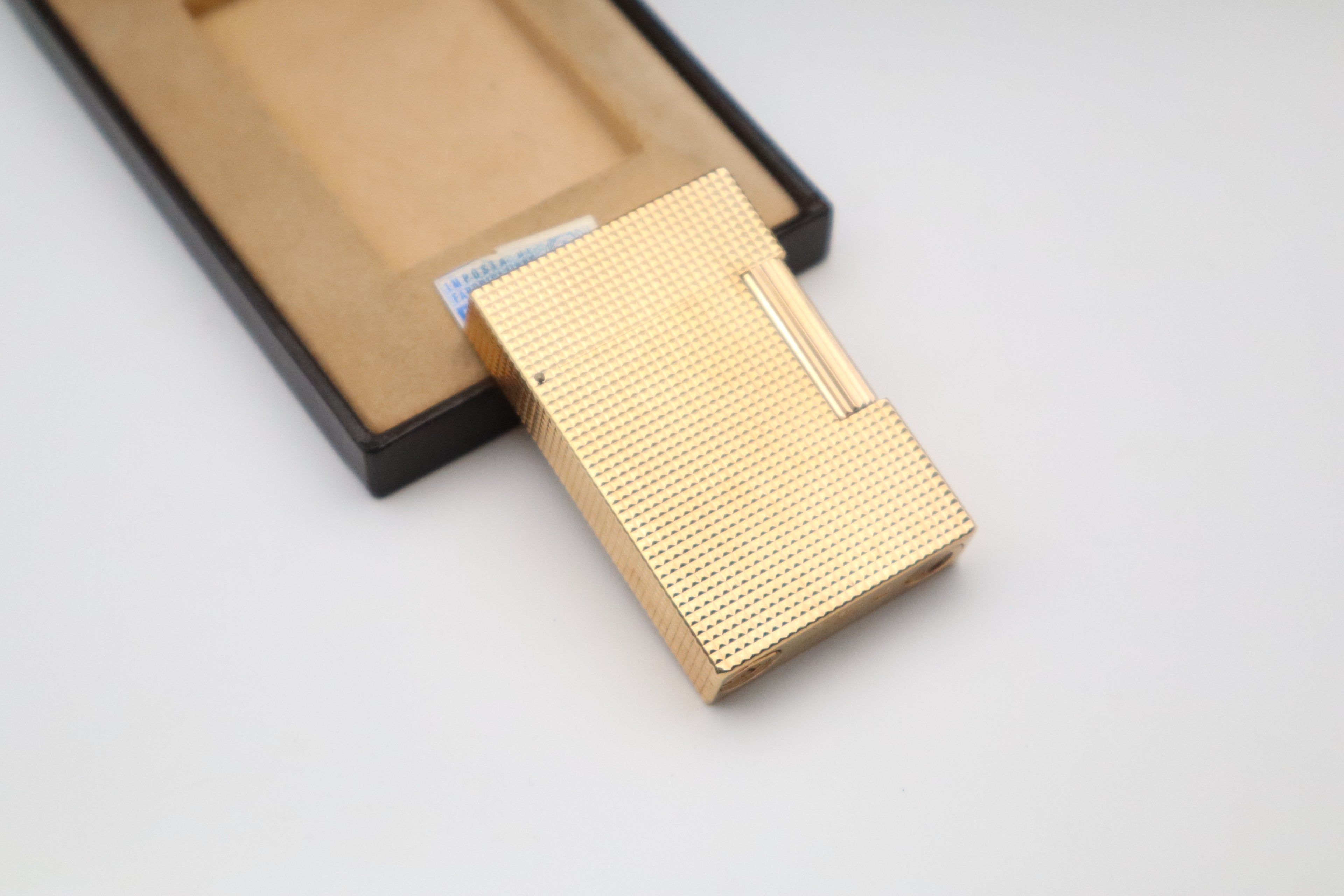 S.T. Dupont Ligne 2 NOS pointe diamond with box and papers
