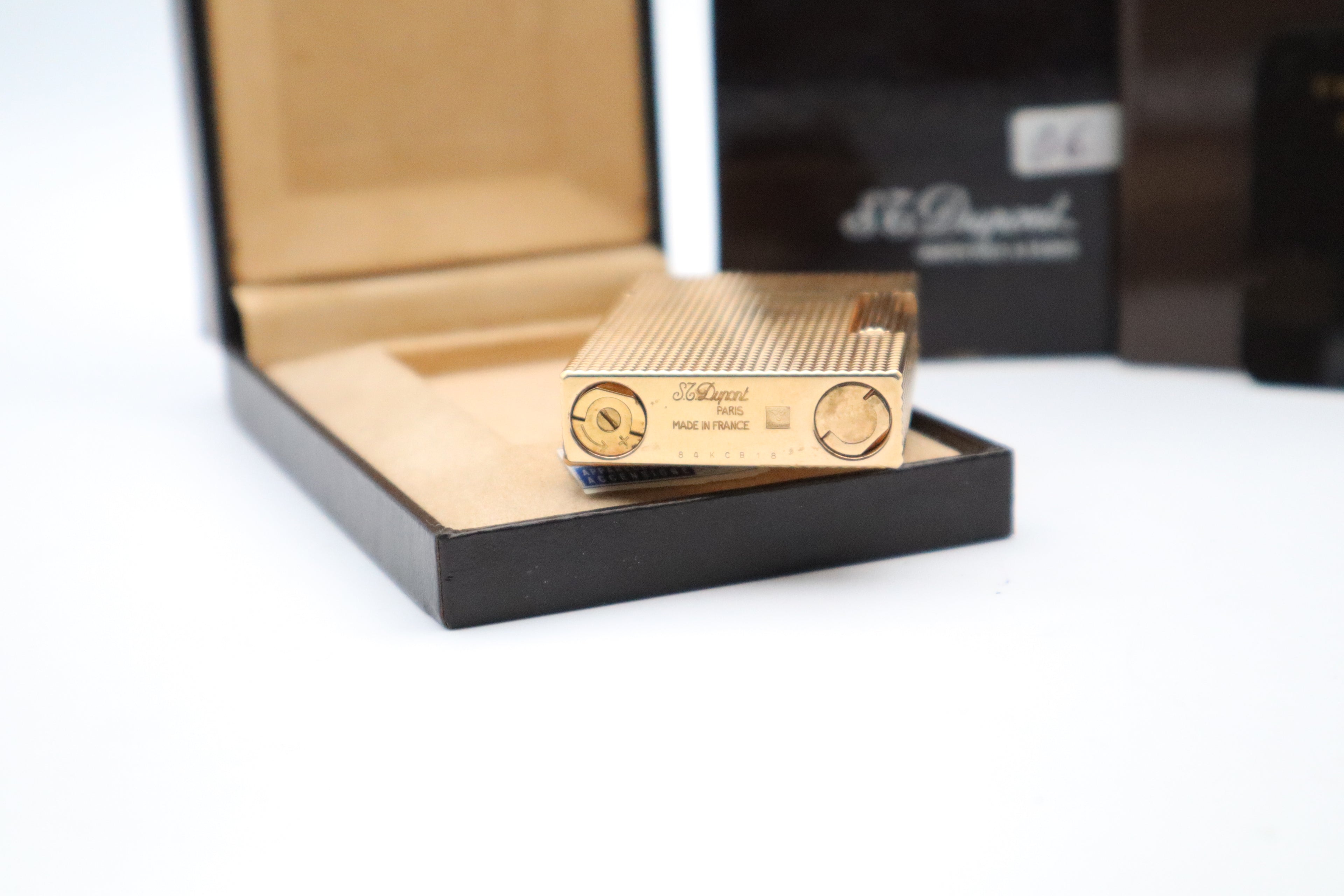 S.T. Dupont Ligne 2 NOS pointe diamond with box and papers