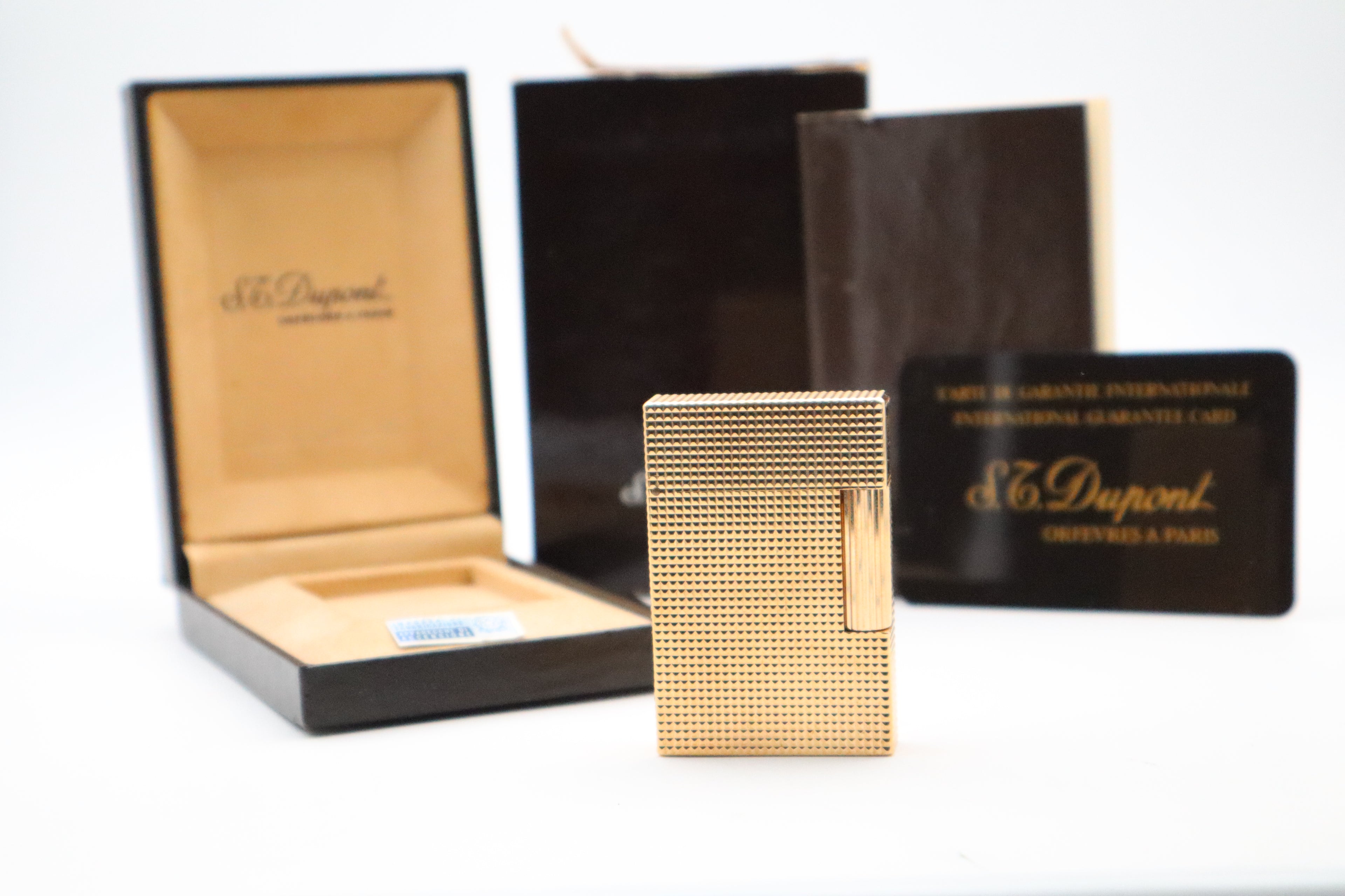 S.T. Dupont Ligne 2 NOS pointe diamond with box and papers