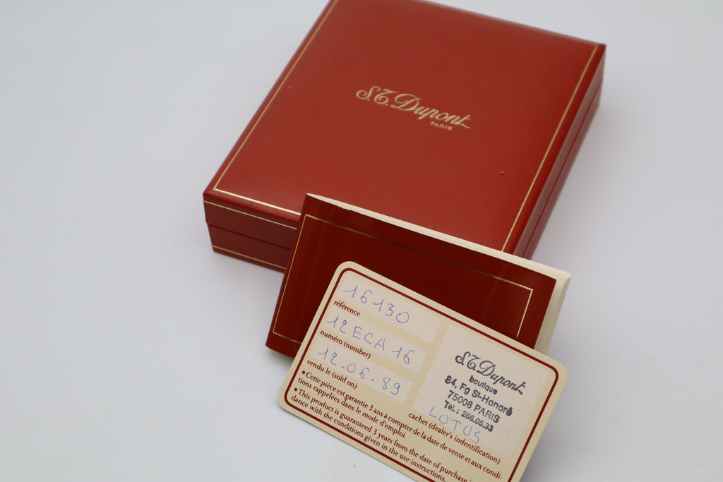 S.T. Dupont Ligne 2 Chevron Dual Flame with box and papers