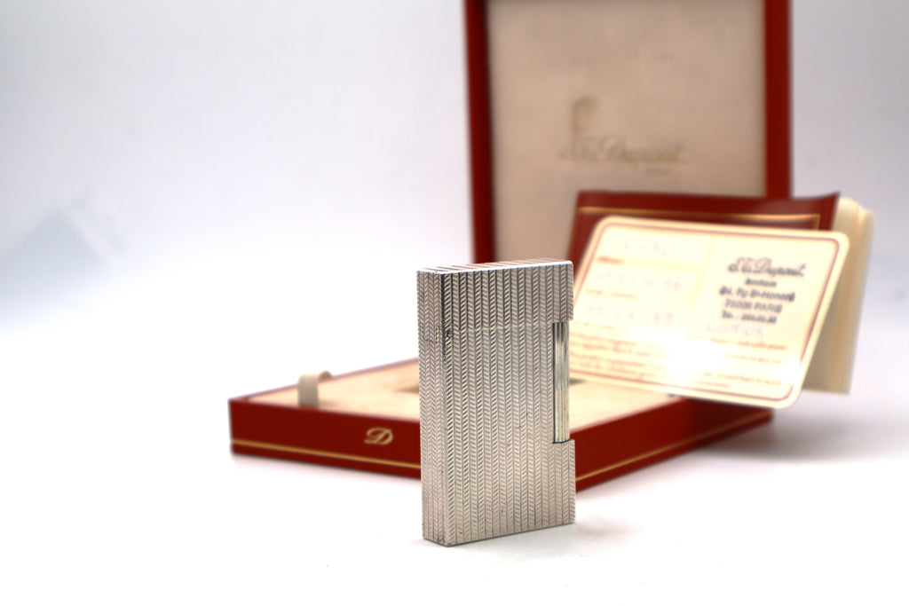 S.T. Dupont Ligne 2 Chevron Dual Flame with box and papers