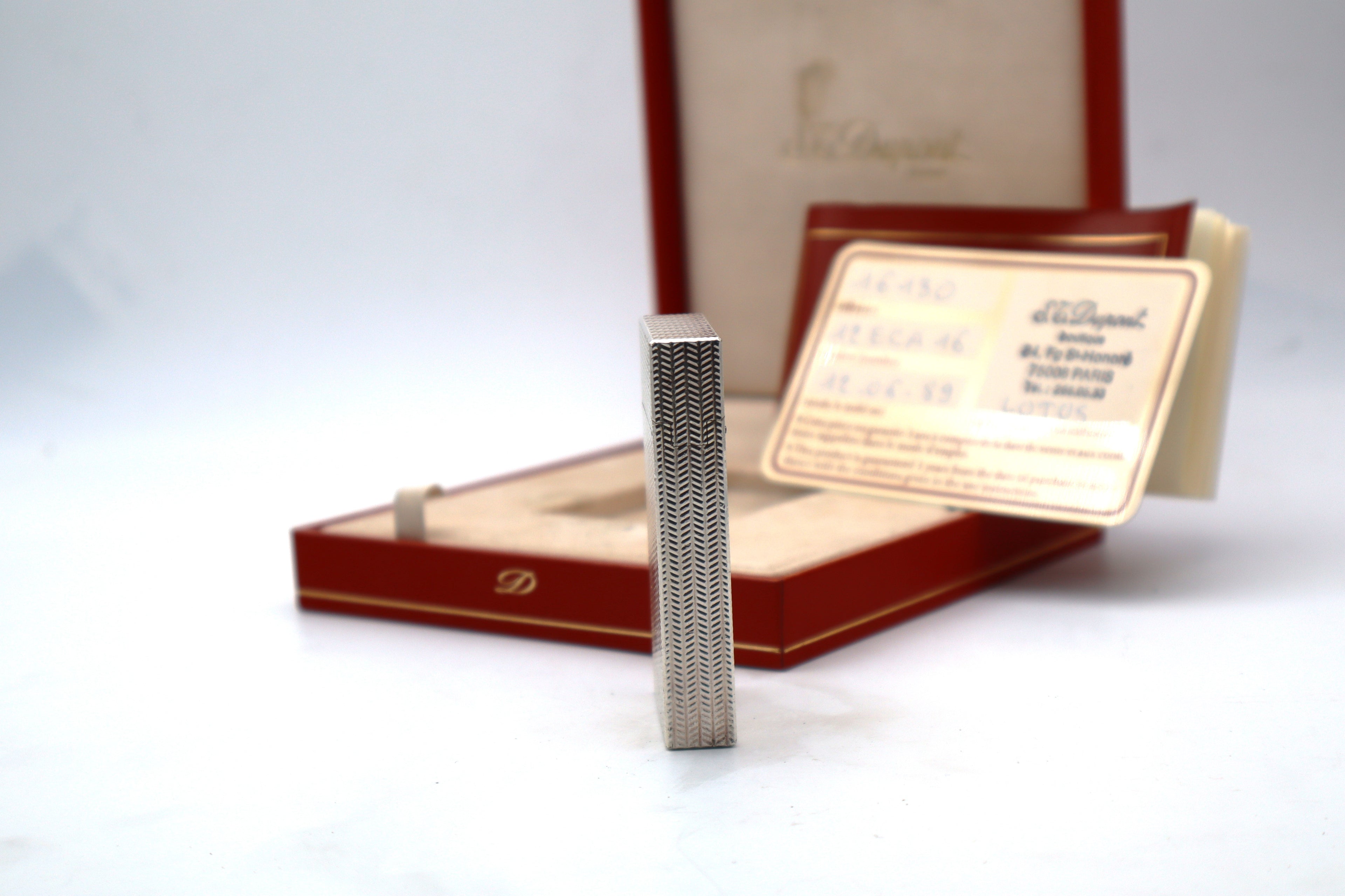 S.T. Dupont Ligne 2 Chevron Dual Flame with box and papers