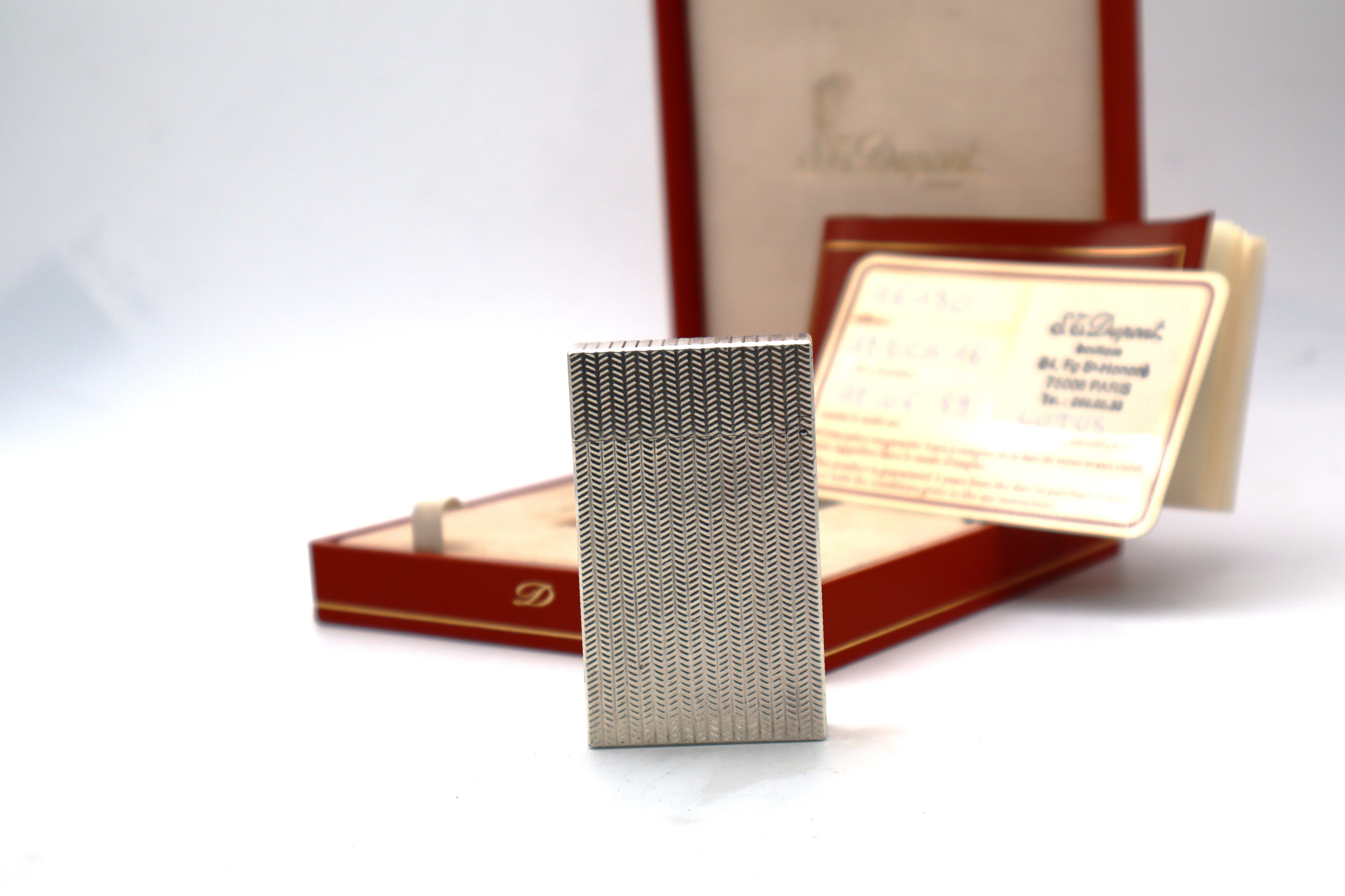 S.T. Dupont Ligne 2 Chevron Dual Flame with box and papers