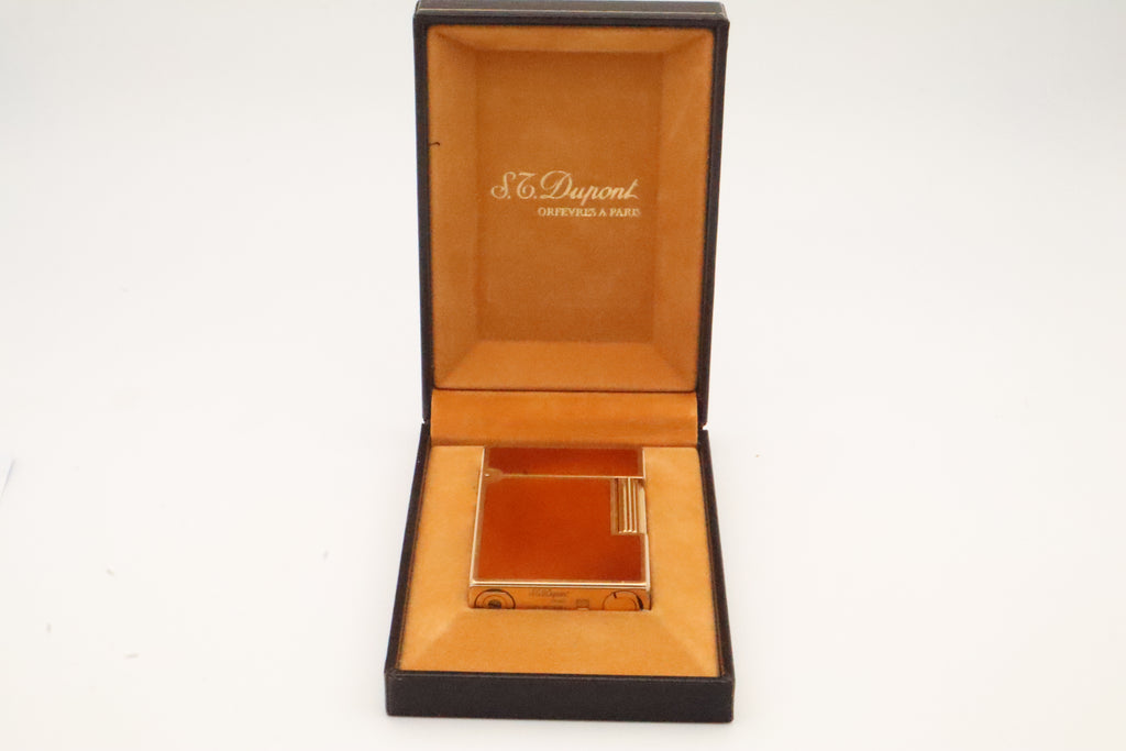 S.T. Dupont Ligne 2 Dual Flame Brown Laque de Chine with box