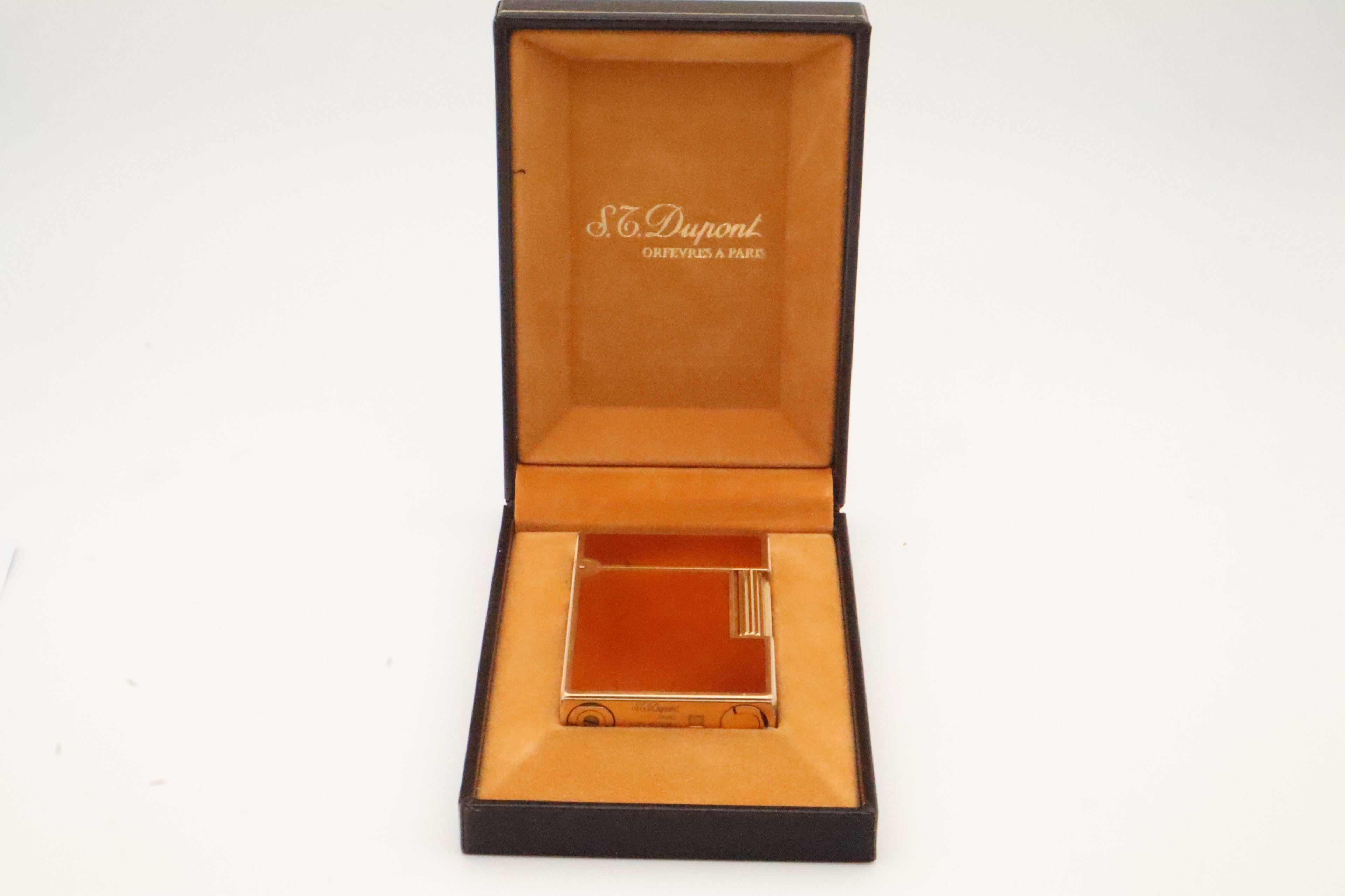 S.T. Dupont Ligne 2 Dual Flame Brown Laque de Chine with box