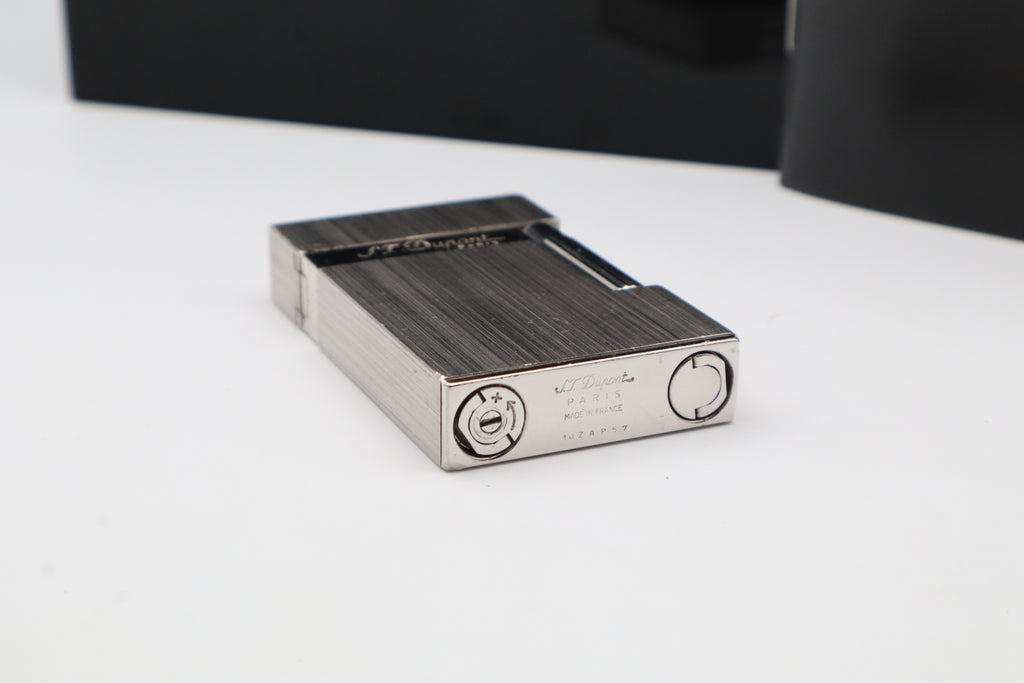 S.T. Dupont Ligne 2 Dual Flame silver lighter