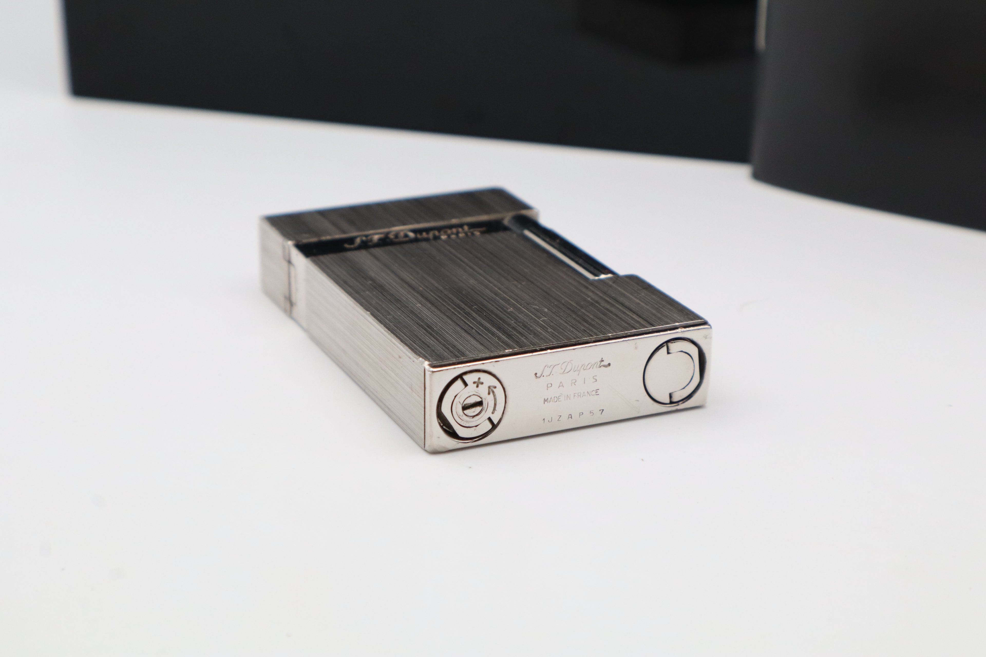 S.T. Dupont Ligne 2 Dual Flame silver lighter