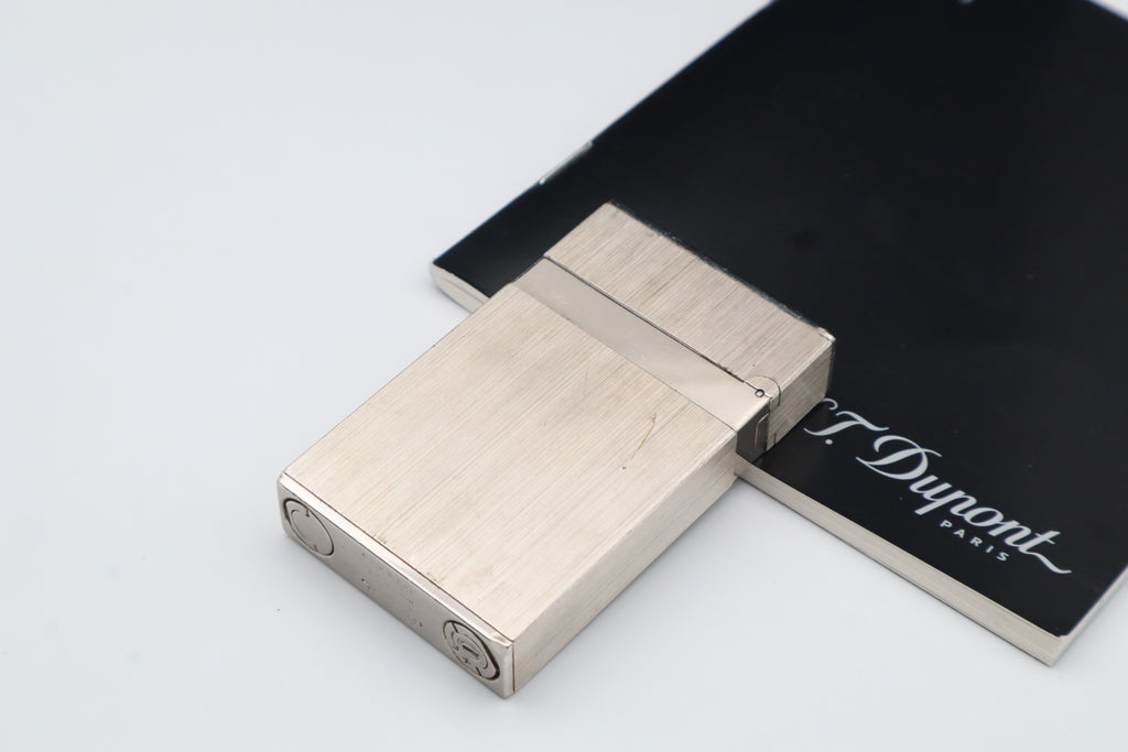 S.T. Dupont Ligne 2 Dual Flame silver lighter