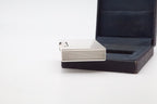 S.T. Dupont Ligne 2 silver vertical stripes lighter