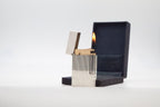 S.T. Dupont Ligne 2 silver vertical stripes lighter