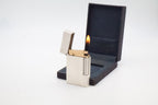 S.T. Dupont Ligne 2 silver vertical stripes lighter