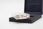 S.T. Dupont Ligne 2 silver vertical stripes lighter