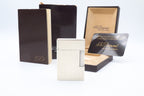 S.T. Dupont Ligne 2 Silver vertical stripes NOS lighter