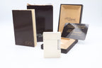 S.T. Dupont Ligne 2 Silver vertical stripes NOS lighter
