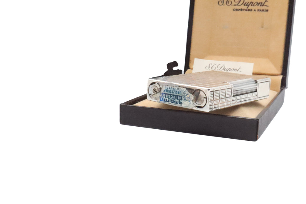 S.T. Dupont Ligne 2 Prince of Wales Silver NOS lighter