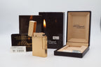 S.T. Dupont Ligne 2 gold vertical stripes NOS lighter
