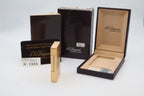 S.T. Dupont Ligne 2 gold vertical stripes NOS lighter