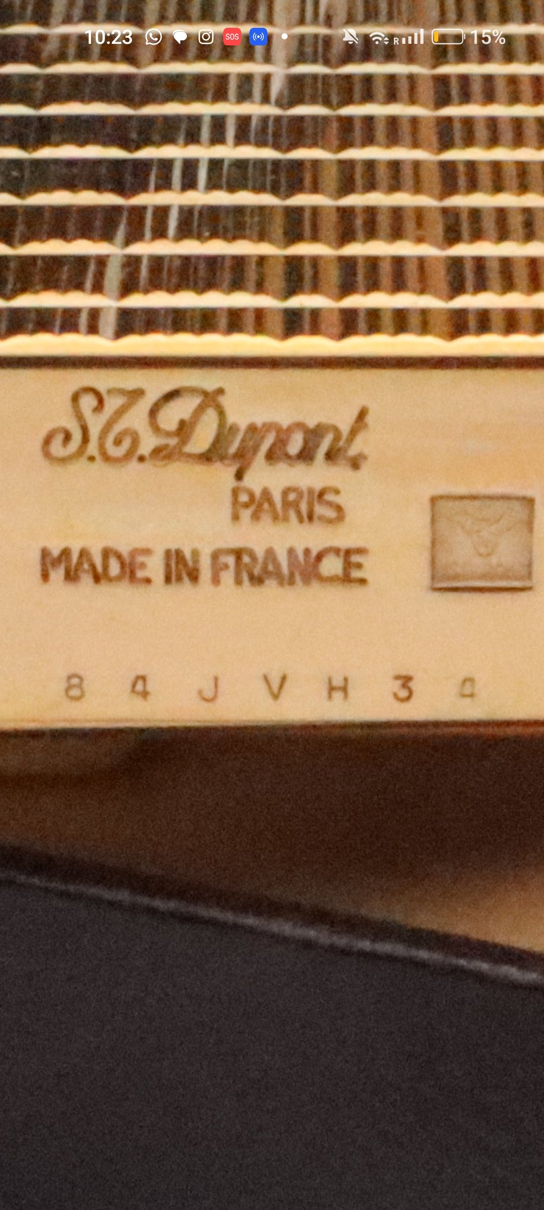 S.T. Dupont Ligne 2 gold Prince of Wales NOS lighter