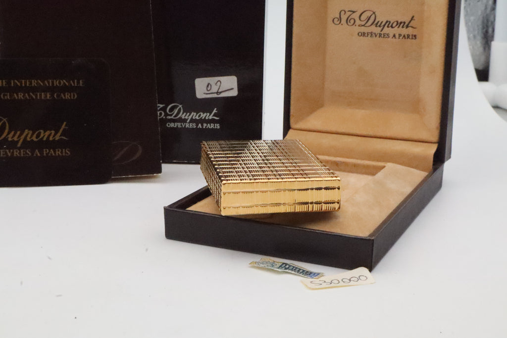 S.T. Dupont Ligne 2 gold Prince of Wales NOS lighter