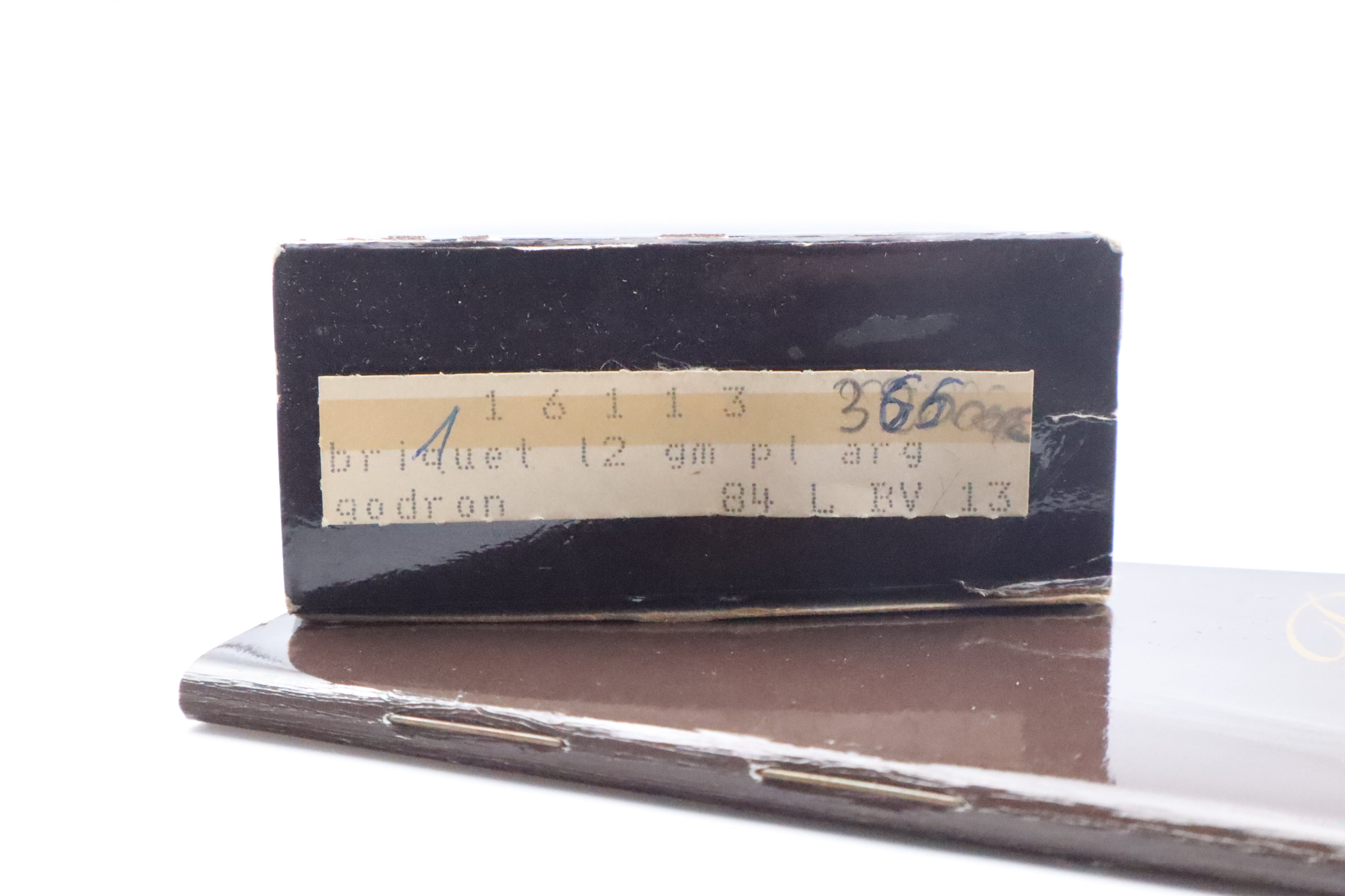 S.T. Dupont Ligne 2 Grand Modele large silver stripes lighter, new old stock