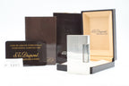 S.T. Dupont Ligne 2 Grand Modele large silver stripes lighter, new old stock