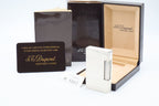S.T. Dupont Ligne 2 Grand Modele large silver stripes lighter, new old stock