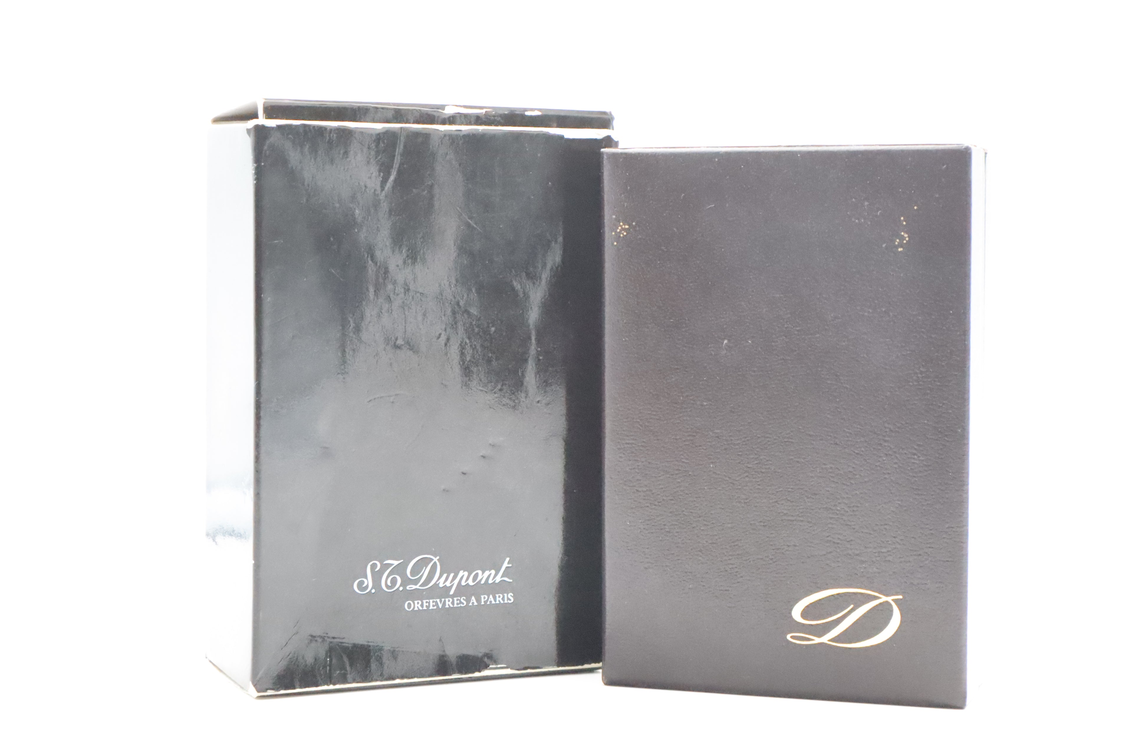 S.T. Dupont Ligne 2 silver vertical stripes lighter in new old stock condition