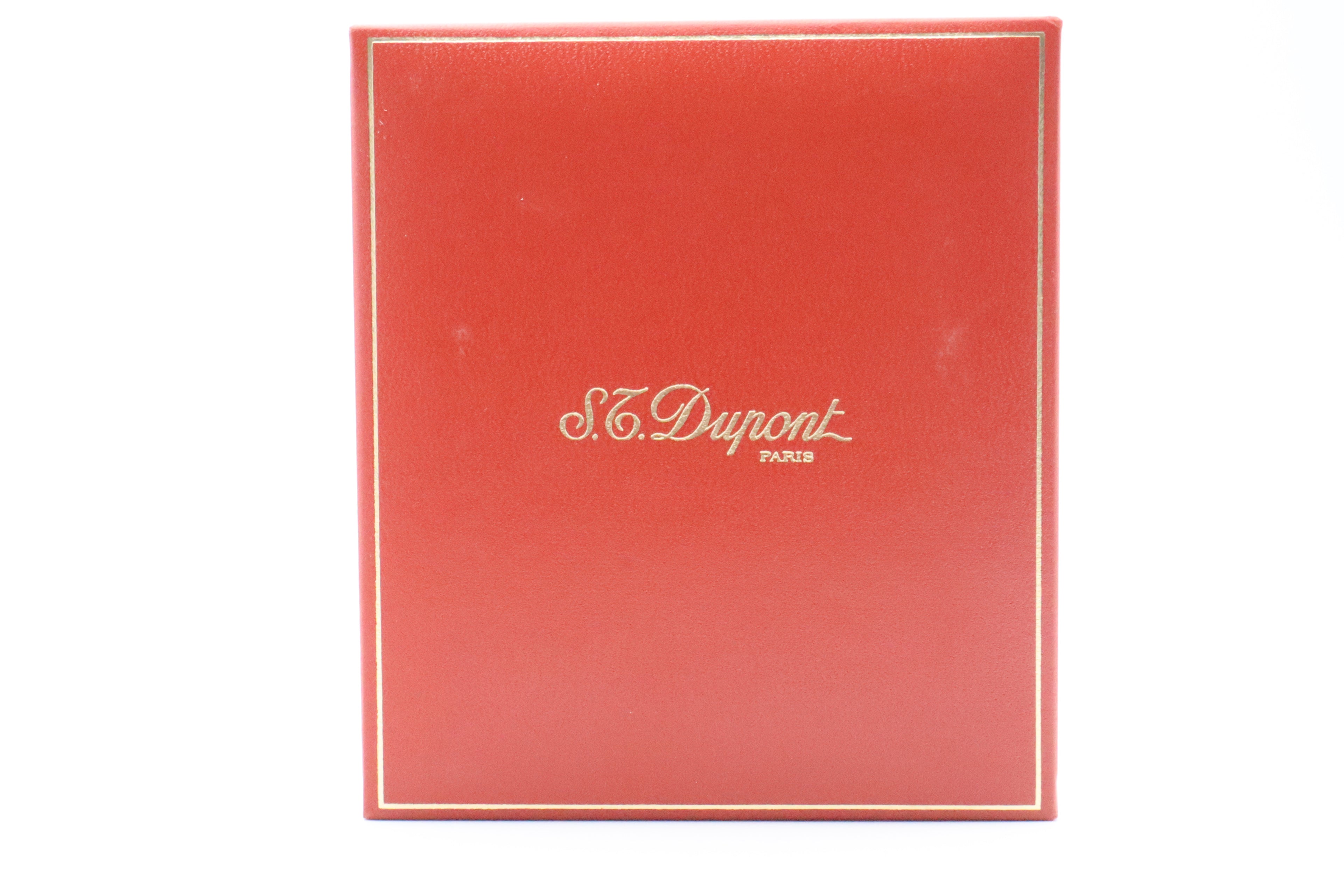 S.T. Dupont Gatsby gold lighter, new old stock condition, with original box