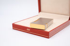 Vintage 1990s S.T. Dupont Ligne 2 Grand Modele brushed silver lighter with box