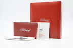 S.T. Dupont Gatsby silver-plated vertical stripes lighter with original box and papers