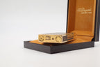 S.T. Dupont Ligne 2 Grand Modele lighter with real wood inlay and gold trim, with original box