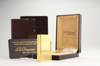S.T. Dupont Ligne 2 Petit Modele small gold vertical stripes lighter, new old stock, with box and papers
