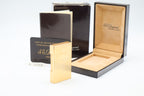 S.T. Dupont Ligne 2 Grand Modele Grosse Cote gold lighter, reference 16216, with box and papers