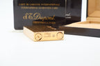 S.T. Dupont Ligne 2 Grand Modele Grosse Cote gold lighter, reference 16216, with box and papers