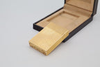 S.T. Dupont Ligne 2 Petit Modele small gold vertical stripes lighter with its original box