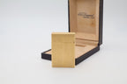 S.T. Dupont Ligne 2 Petit Modele small gold vertical stripes lighter with its original box