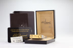 S.T. Dupont Ligne 2 Petit Modele small brushed palladium lighter, reference 15401, new old stock with box, guarantee card and papers