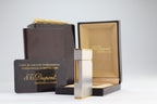 S.T. Dupont Ligne 2 Grand Modele large brushed palladium lighter, reference 16401, new old stock with box, guarantee card and papers